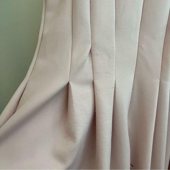 VINCE CAMUTO Size 14P Laser Detail Light Pink Dress has pockets! - Picture 14 of 16